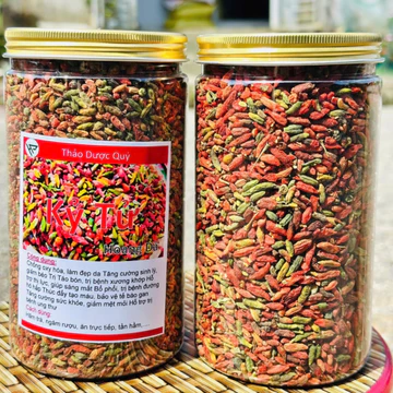Kỷ tử đỏ hoang dã dãy núi Trường Bạch (500g, 1kg). Kỉ tử đỏ, câu kỷ tử sấy khô hữu cơ organic từ thiên nhiên