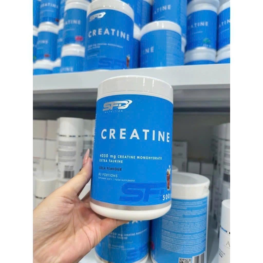 CREATINE MONOHYDRATE SFD NUTRITION - PHỤC HỒI CƠ BẮP SAU TẬP LUYỆN 500GRAMS