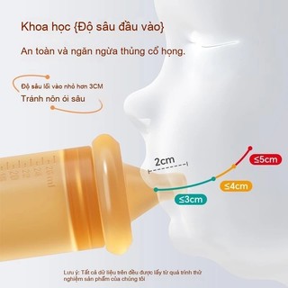 Youkebei ống bón thuốc cho bé 26ml Dụng cụ cho bé uống thuốc chống sặc Chất liệu silicone toàn bộ kèm hộp đựng