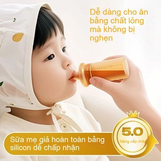 Youkebei ống bón thuốc cho bé 26ml Dụng cụ cho bé uống thuốc chống sặc Chất liệu silicone toàn bộ kèm hộp đựng