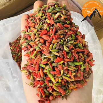 Trà kỷ tử đỏ hoang dã dãy núi Trường Bạch (500g, 1kg). Kỉ tử đỏ, câu kỷ tử sấy khô hữu cơ organic pha trà, ngâm rượu