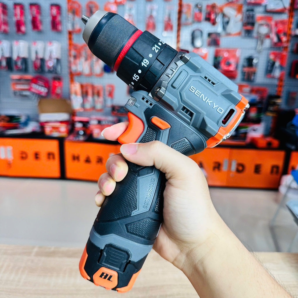 MÁY KHOAN PIN 16.8V SENKYO – ĐỘNG CƠ KHÔNG CHỔI THAN, MẠNH MẼ, BỀN BỈ SK7218