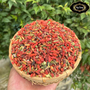 Trà kỷ tử đỏ hoang dã dãy núi Trường Bạch (500g, 1kg). Kỉ tử đỏ, câu kỷ tử sấy khô giúp tăng cường sinh lực, bổ gan thận