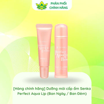 [Hàng chính hãng] Dưỡng môi cấp ẩm Senka Perfect Aqua Lịp (Ban Ngày / Ban Đêm)