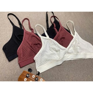 Áo ngực/áo lót bra không gọng phối sọc mỏng nhẹ hàng VNXK hãng AERIE