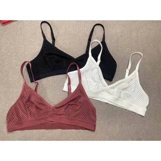 Áo ngực/áo lót bra không gọng phối sọc mỏng nhẹ hàng VNXK hãng AERIE