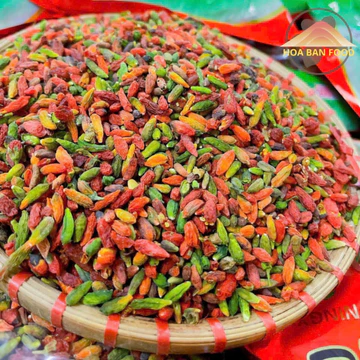 Trà kỷ tử đỏ hoang dã dãy núi Trường Bạch (500g, 1kg). Kỉ tử đỏ, câu kỷ tử sấy khô pha trà, ngâm rượu hữu cơ đạt chuẩn