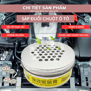 Sáp đuổi chuột xe ô tô hàng Nhật- sáp gắn khoang máy oto dạng bột chống chuột cắn dây điện xe hơi