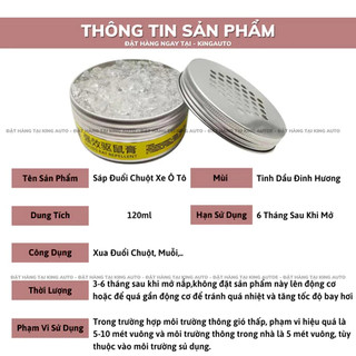 Sáp đuổi chuột xe ô tô hàng Nhật- sáp gắn khoang máy oto dạng bột chống chuột cắn dây điện xe hơi