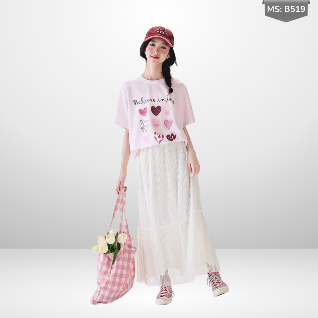 Áo Thun Ngắn Tay Cho Bé Trai, Bé Gái In Hình Năng Động, Cổ Tròn B592 | JJ Kids Fashion