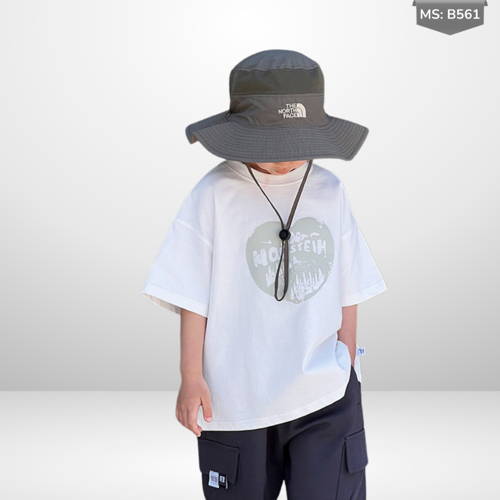 Áo Thun Ngắn Tay Mùa Hè Cho Bé Trai, Bé Gái In Hình Năng Động, Cổ Tròn B561 | JJ Kids Fashion