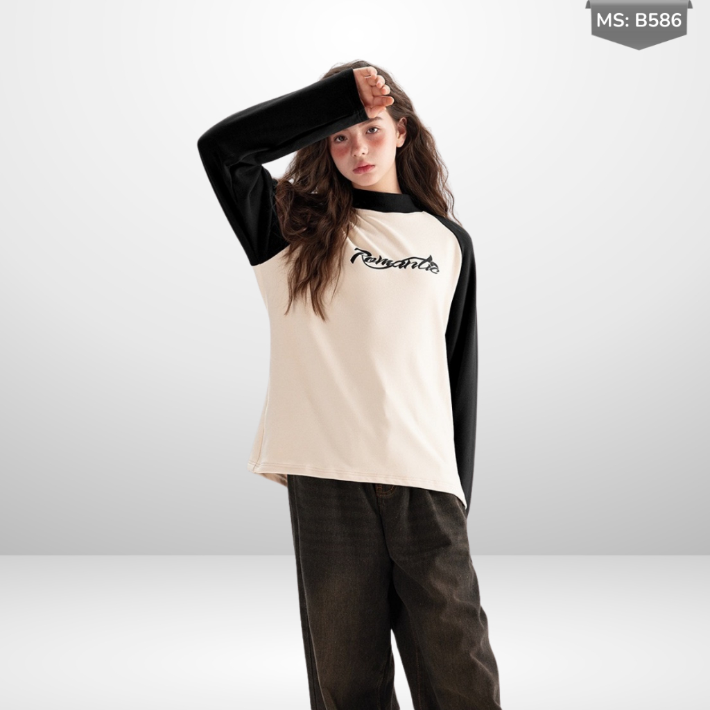 Áo Thun Dài Tay Xuân Thu Cho Bé Trai, Bé Gái In Hình Năng Động, Cổ Tròn B586 | JJ Kids Fashion