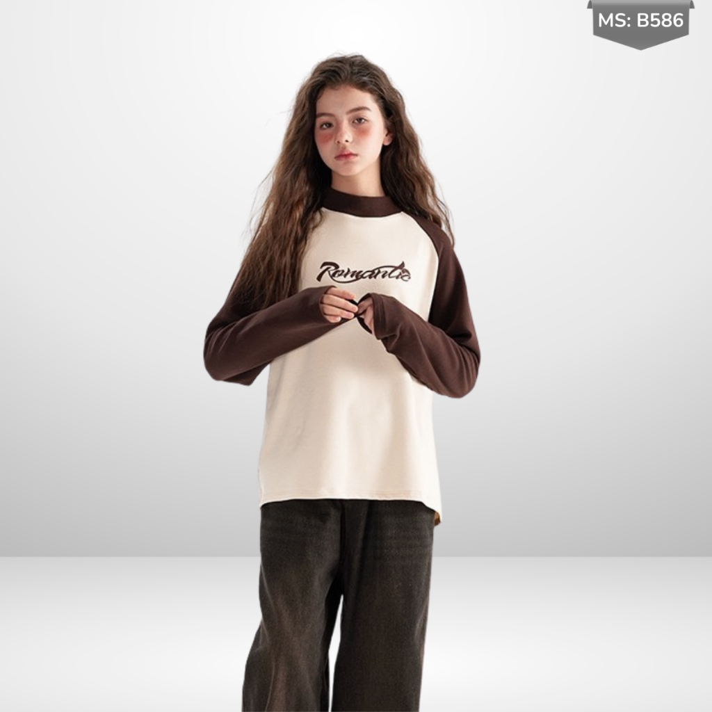 Áo Thun Dài Tay Xuân Thu Cho Bé Trai, Bé Gái In Hình Năng Động, Cổ Tròn B586 | JJ Kids Fashion