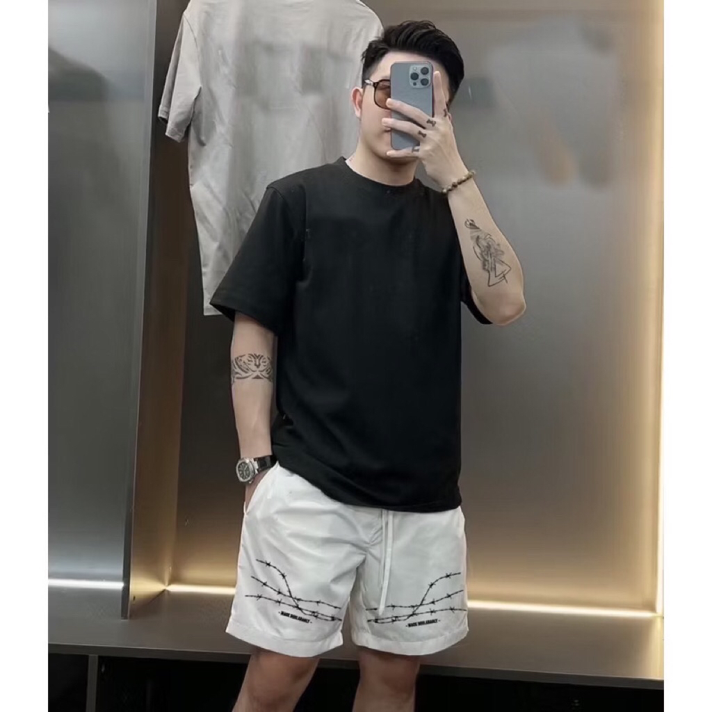 Quần Short Đùi Big Size Street Hoạ Tiết Gai Chất Nỉ Cotton Cao Cấp