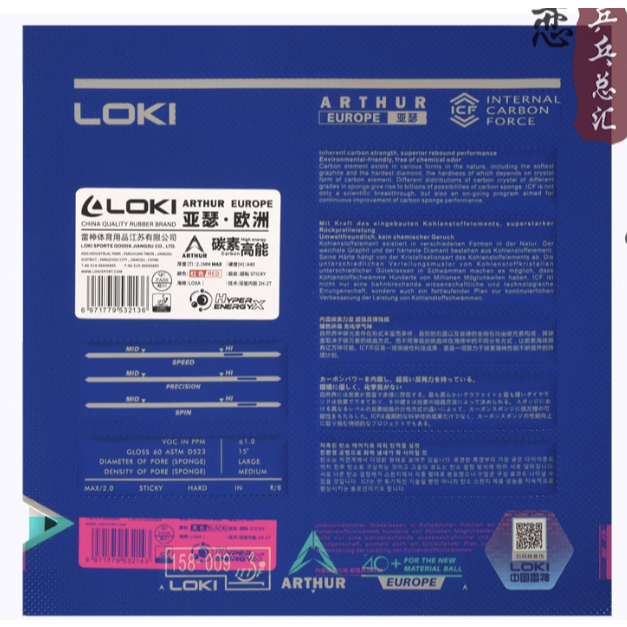 LOKI MẶT VỢT ARTHUR EUROPE giá tốt