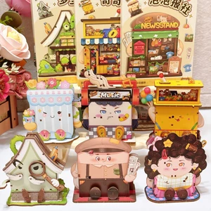 CUTEBEE mô hình gỗ Cửa hàng nhỏ DIY ngôi nhà búp bê Quà tặng trang trí sáng tạo tự làm