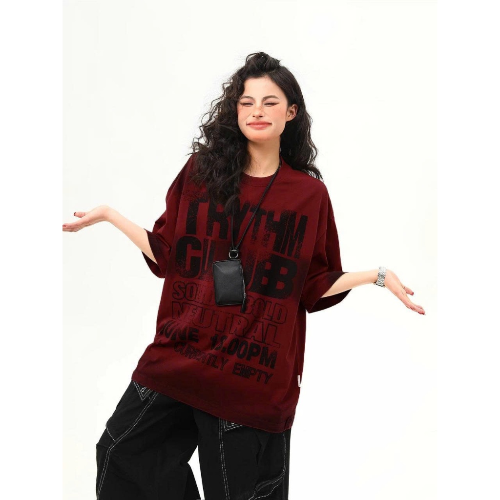 Áo thun Stee Cổ tròn TRYH2 Localbrand ICVCVNI Unisex Cotton