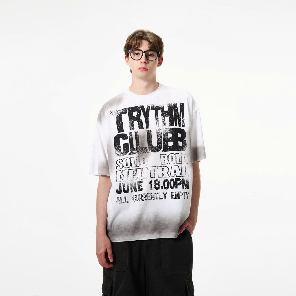 Áo thun Stee Cổ tròn TRYH2 Localbrand ICVCVNI Unisex Cotton