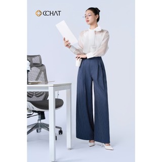 Quần Ống Rộng 𝐂𝐂𝐇𝐀𝐓 Dáng Suông Dazy Chất Liệu Tuytsi Cao Cấp 15QDS7005ST