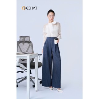 Quần Ống Rộng 𝐂𝐂𝐇𝐀𝐓 Dáng Suông Dazy Chất Liệu Tuytsi Cao Cấp 15QDS7005ST