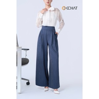 Quần Ống Rộng 𝐂𝐂𝐇𝐀𝐓 Dáng Suông Dazy Chất Liệu Tuytsi Cao Cấp 15QDS7005ST