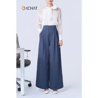 Quần Ống Rộng 𝐂𝐂𝐇𝐀𝐓 Dáng Suông Dazy Chất Liệu Tuytsi Cao Cấp 15QDS7005ST