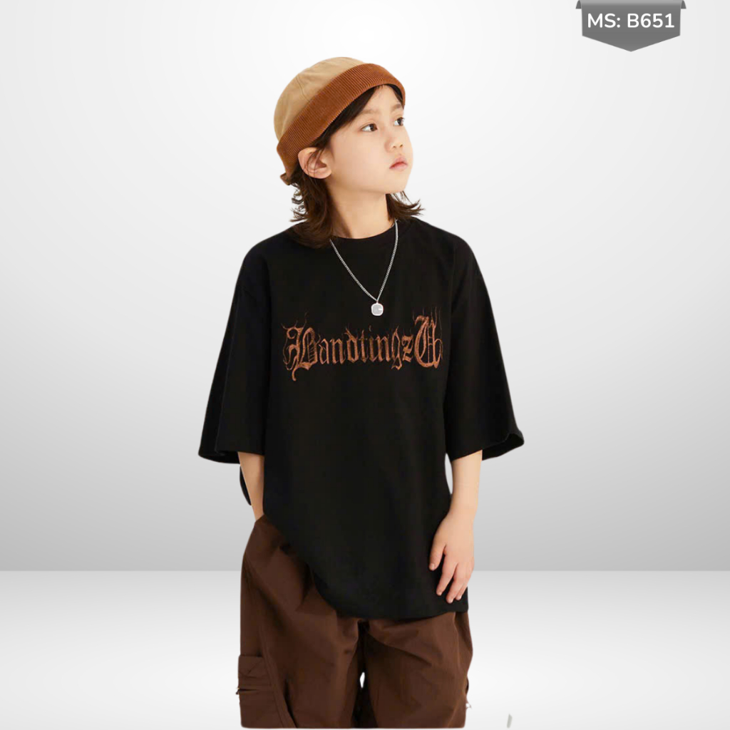 Áo Thun Ngắn Tay Mùa Hè Cho Bé Trai, Bé Gái In Hình Năng Động, Cổ Tròn B651 | JJ Kids Fashion