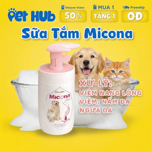 Sữa Tắm Micona - Sữa Tắm Hỗ Trợ Viêm Da, Nấm Da Dành Cho Mèo, Chó