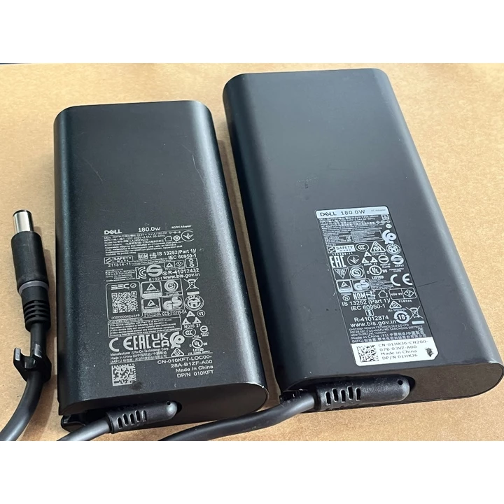 bán sạc laptop DELL 180W Ovan Kim lớn , hàng cũ zin theo máy - chính hãng
