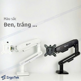 Giá Treo Màn Hình Máy Tính Gắn Bàn ErgoTek EZ100 27" - 40" - Tay Arm Đỡ Màn Hình [ Cao Cấp Hơn NB F80 ]