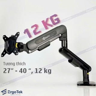Giá Treo Màn Hình Máy Tính Gắn Bàn ErgoTek EZ100 27" - 40" - Tay Arm Đỡ Màn Hình [ Cao Cấp Hơn NB F80 ]