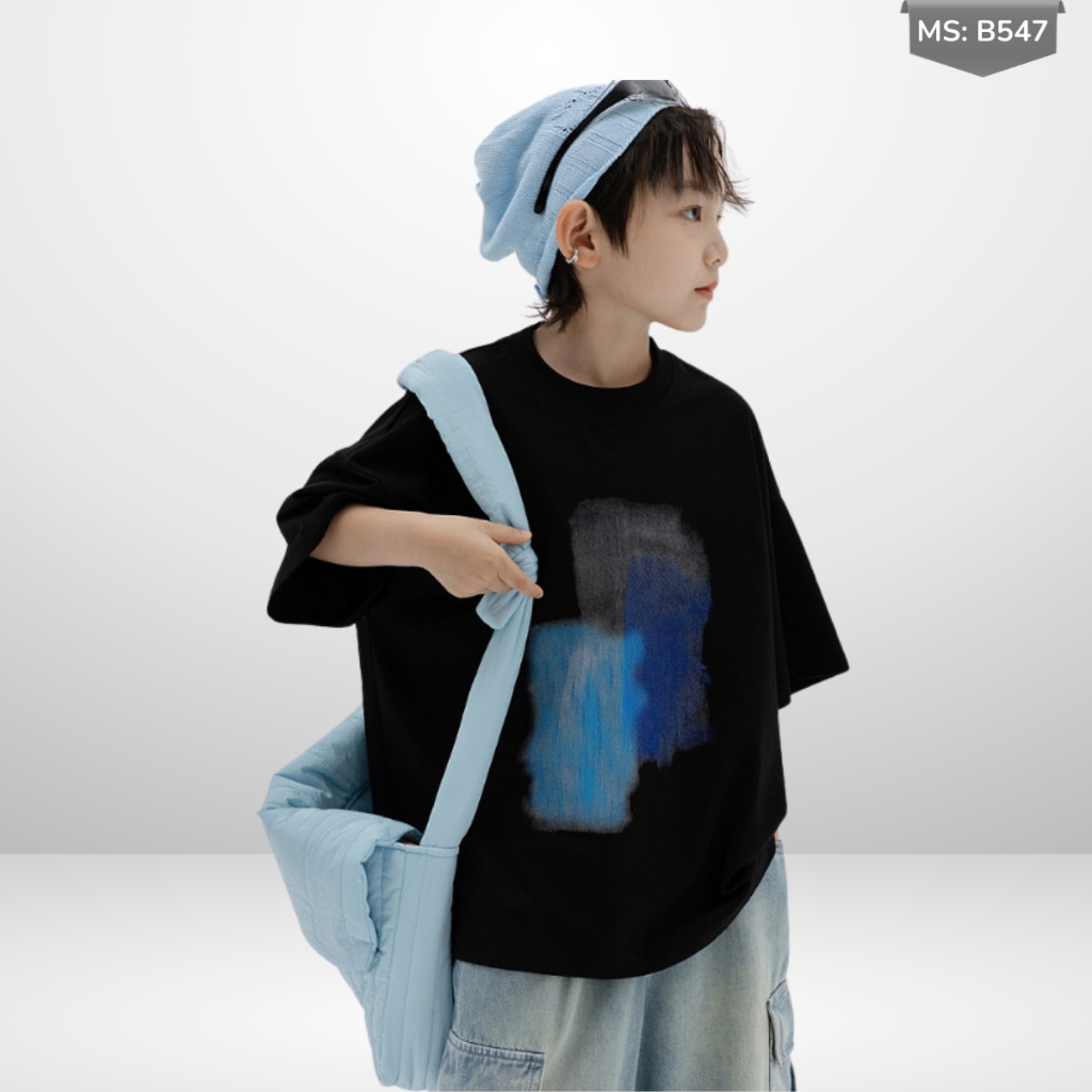 Áo Thun Ngắn Tay Mùa Hè Cho Bé Trai, Bé Gái In Hình Năng Động, Cổ Tròn B547 | JJ Kids Fashion