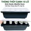 Thùng thủy canh cỡ nhỏ 1-12 lỗ trồng rau tại nhà tiện lợi, dễ sử dụng trồng rau ăn lá, ăn trái