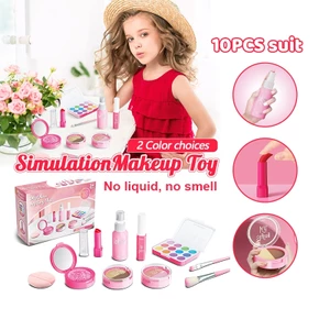 Bộ Mỹ Phẩm Giả Vờ, Bộ Đồ Chơi Mô Phỏng Trang Điểm, Set Make Up Giả Không Màu, Thúc Đẩy Sáng Tạo Cho Bé