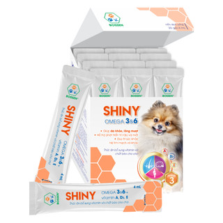 Dầu Cá Hồi Cho Chó - Bossen Shiny Dog - Dưỡng Da Mượt Lông - Gói 4ml