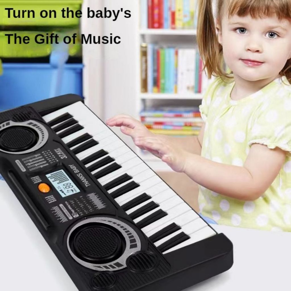 Giáo Dục Trẻ Em Đàn Piano Điện Tử Bàn Phím Đồ Chơi Di Động Nhạc Cụ Đàn Organ Học Tập Và Tập Thể Dục Unisex Tuổi 3-12