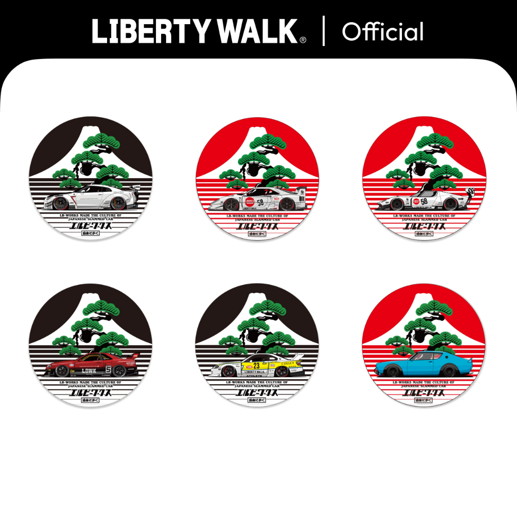 Liberty Walk LBWK Matsu Fuji Sticker LBWK | Shopee Việt Nam