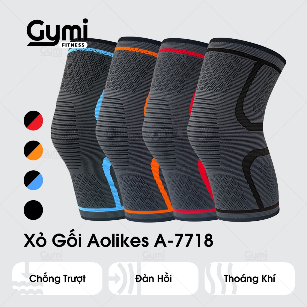 [1 Chiếc] Xỏ Gối Aolikes A-7718 - Bảo Vệ Gối, Tập Luyện Thể Thao Chính Hãng - AL7718