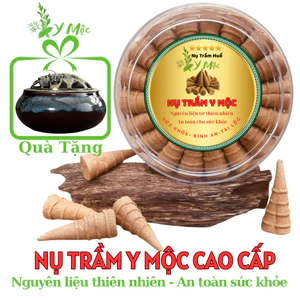 Nụ Trầm cao cấp Y Mộc Huế tặng kèm Lư xông. Nụ trầm xông nhà thờ cúng thư giãn thanh lọc không khí