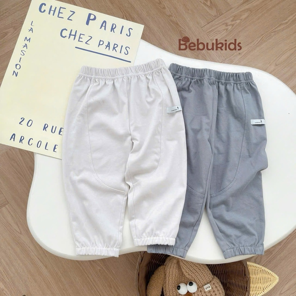 Set bộ dài tay Bebukids in chữ I see Bear kiểu dáng khỏe khoắn cho bé trai 8-22kg