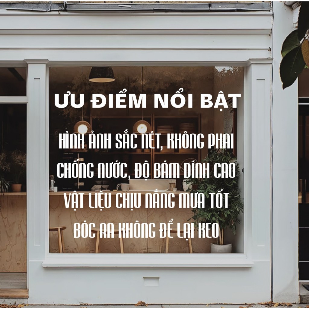 🌈Decal Dán Kính Welcome - Xin Mời Vào - Chống Nước, Dán Trang Trí cửa Quán, Shop, Công Ty Freeship - Chống Nước - Bóc Ra