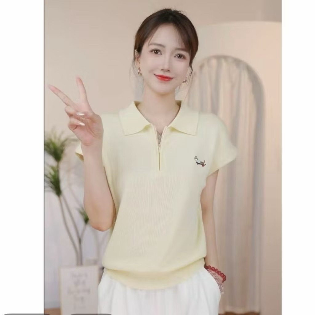 Áo len mongtogi QC,áo len dệt kim nữ tay hến hàng thanh lý mới hoạ tiết đáng yêu size 45-55kg.