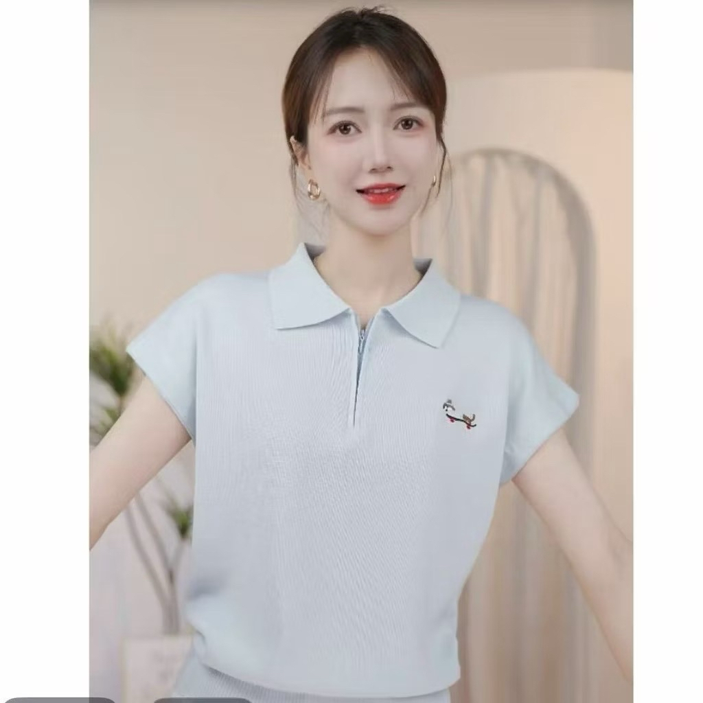 Áo len mongtogi QC,áo len dệt kim nữ tay hến hàng thanh lý mới hoạ tiết đáng yêu size 45-55kg.