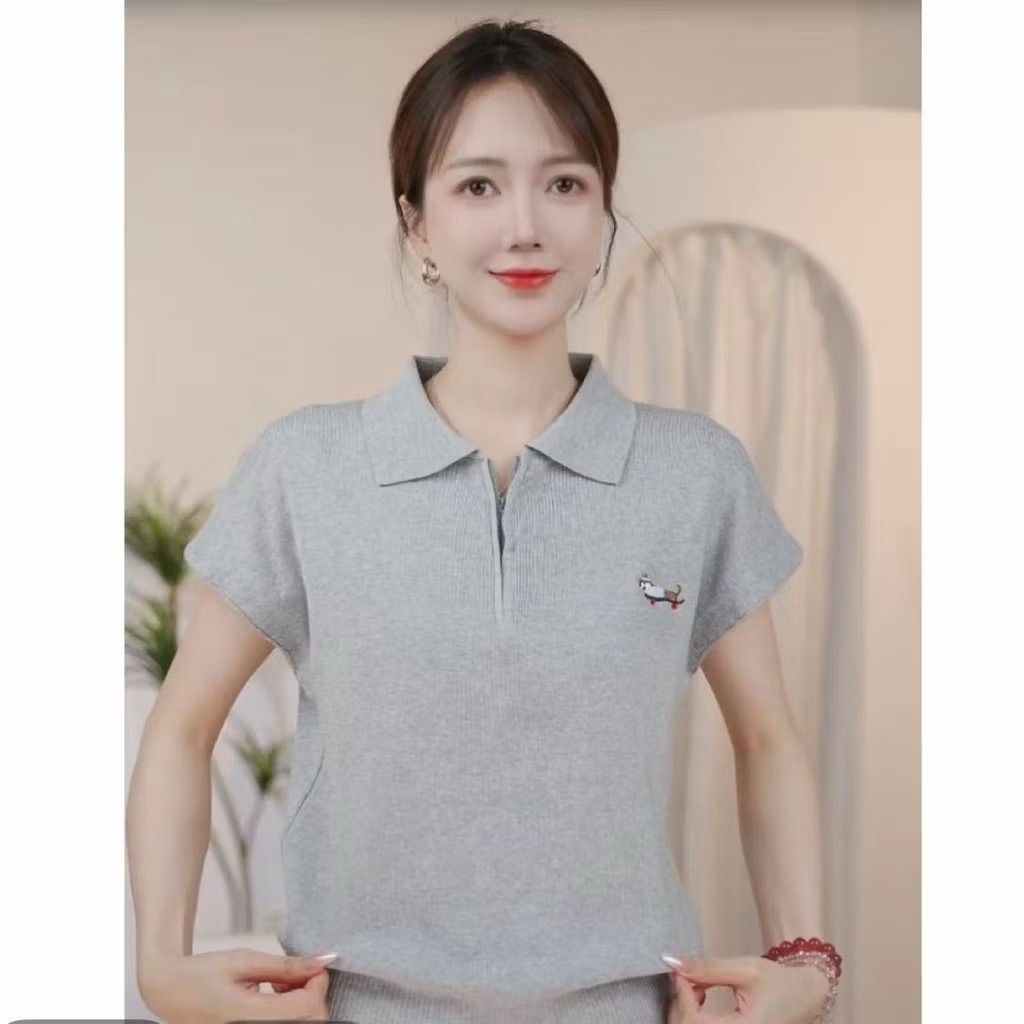 Áo len mongtogi QC,áo len dệt kim nữ tay hến hàng thanh lý mới hoạ tiết đáng yêu size 45-55kg.