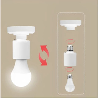 SUBOGDG Đui Đèn E27 Điều Khiển Từ Xa Qua Remote - Hẹn Giờ Tiện Dụng, Bật Tắt Linh Hoạt