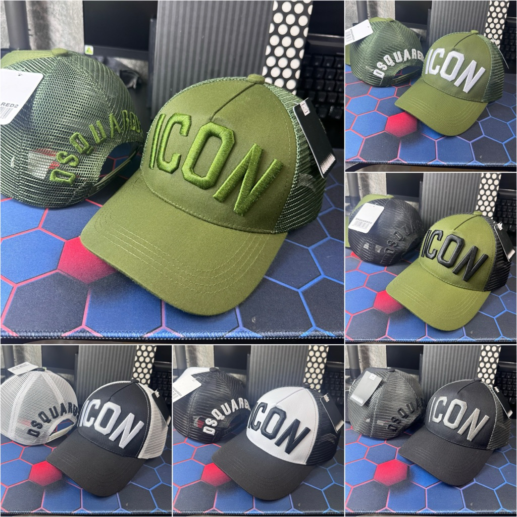 Mũ lưỡi trai,nón kết Icon,Dsq thêu phối lưới cao cấp | Shopee Việt Nam