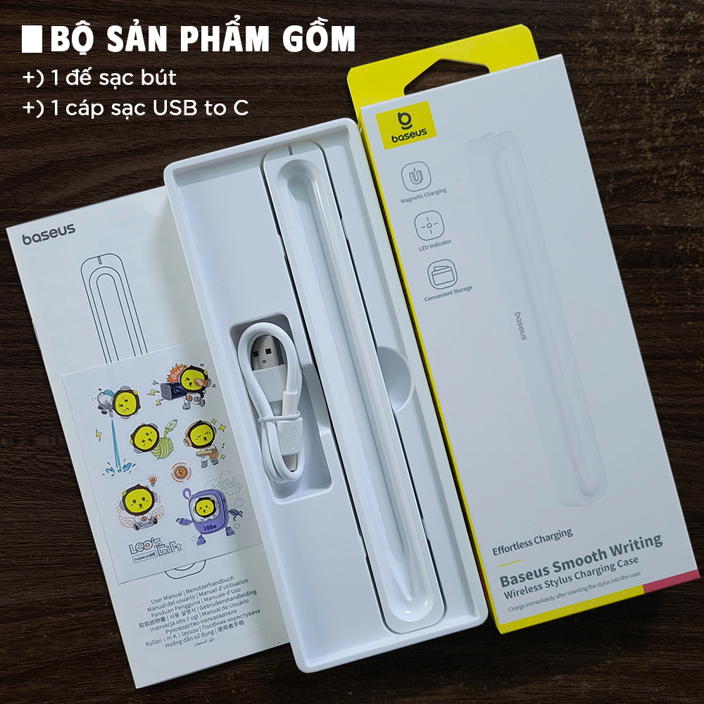 Đế sạc không dây cho bút cảm ứng Baseus Smooth Writing 2 / Smooth Writing 3 - BANIECOM MALL | BigBuy360 - bigbuy360.vn