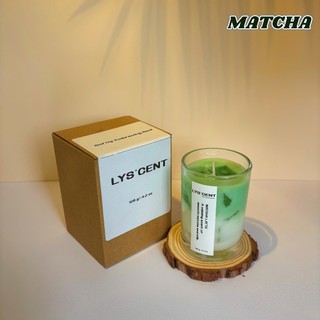 Nến Thơm Matcha Latte LYS’CENT, Nến Decor Phòng Cao Cấp, Thư Giãn An Toàn, Không Khói