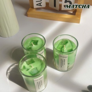 Nến Thơm Matcha Latte LYS’CENT, Nến Decor Phòng Cao Cấp, Thư Giãn An Toàn, Không Khói