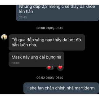 [Hàng chính hãng ] Mặt Nạ Dưỡng Ẩm Da Chuyên Sâu MartiDerm The Originals Moisturising Mask 25ml Hàn Quốc